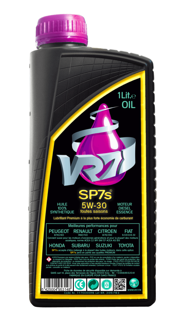 VR7 huile moteur PEUGEOT - RENAULT - CITROEN - FIAT - HONDA - SUBARU - SUZUKI - TOYOTA